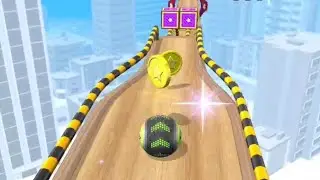 Going Ball Speedrun Gamplye Leval ( 9 )  #DMGames  #goingballs  #goingballsgameplay  #short