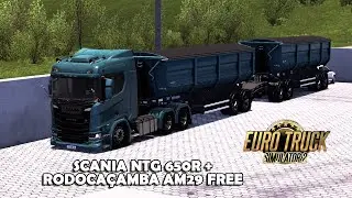 SCANIA SUPER 650R ESCAPE DIRETO + RODO CA&Ccedil;AMBA NEW R AM29 FREE (29T) ETS2 V1.57