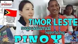 Timor Leste athletes nagpapa salamat sa Supportang pinakita ng mga pinoy sa 30th Seagame