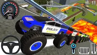 Juegos De Carros Police Monster Truck Impossible Driver Car Extreme Racing For Android Mud Gameplay