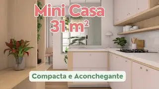 Mini Casa 31m² - Compacta e Aconchegante