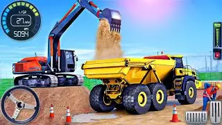 City Construction JCB Excavator 3D - Heavy Crane Driving Simulator - Android Gameplay
