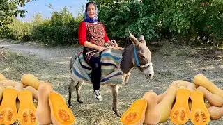 village Life In Iran | Baking a Delicious Cake On My Birthday