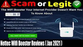 Nettec Wifi Booster Reviews (Jan 2021)- Is It A Trust Worthy Product? Verify Now