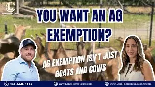You Want An Ag Exemption?
