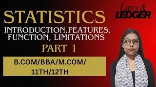 Statistics Introduction | Meaning, Function, Limitation, Business Statistics B.COM, M.COM | BBA, MBA