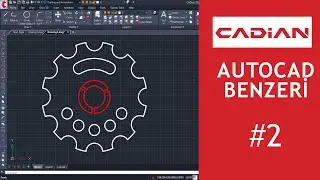 Autocad Benzeri Program CADian ile #dwg  Formatında Çizim Yapma #2 | Ucuz CAD Programı
