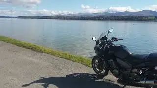 Wat a view . Anglesey side of the menai straits