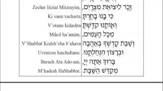 Kiddush Cena de  Shabbat//Kiddush Friday Night