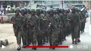 See What The Nigerian Army Women Are Doing In The Street Of Abakaliki