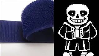When you play a sans song on velcro tape