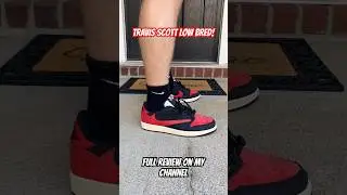 Jordan 1 low Travis Scott Bred! Full review on my channel #jordan #shoes #travisscott