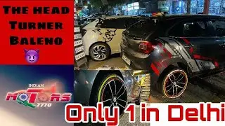 Baleno vinyl wrapping🔥 Graphics done in cheapest price 😍 sports car look #baleno #modifiedcars