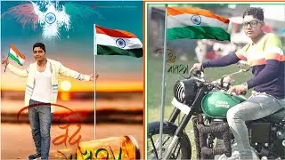 26 JANUARY | Republic Day Photo Editing | PicsArt Hindi Tutorial