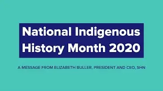 National Indigenous History Month 2020