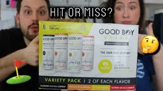 Good Boy Vodka|&rdquo;The John Daly Cocktail&rdquo; FULL REVIEW|The Best Tea Seltzer On The Market?!