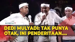 Panas! Dedi Mulyadi Marah ke Penonton yang Ganggu Dialognya dengan Warga Subang: Tak Punya Otak