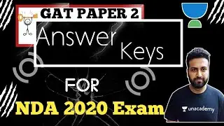 NDA 2020 Answer Keys || Paper 2 |\ Expected Cutoff