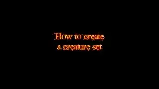 Sword Coast Legends: How to create a creature set