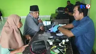 HARLAH PONPES NU IJTIHADUL MU’MININ KURIPAN DIRANGKAI AKSI SOSIAL DONOR DARAH DAN PEMERIKSAAN KESEHA