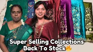 Super Selling Collections Back To Stock🔥Roopvati Marble Designer Sarees & Linen Satin Border Sarees🔥