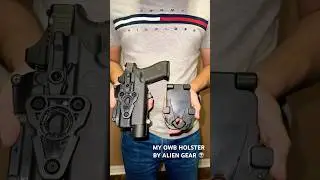 THIS IS THE OWB HOLSTER I USE BY ALIEN GEAR 👽#aliengear #rangeready #viralshort #shorts