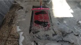 Sticky wet and Dirty old clean Rug |ASMR satisfying carpet cleaning|.