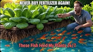 Never Buy Fertilizer Again  - These Fish Feed My Plants 24/7