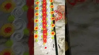 #shorts #borderrangoli #doorrangoli #viralshorts #easyrangoli #uniqueandbeautifulangoli  #divineart