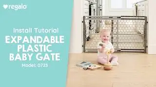 Expandable Plastic Baby Gate | Install Tutorial
