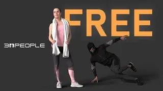 NEW FREE 3DPEOPLE Release (Animated and Posed)