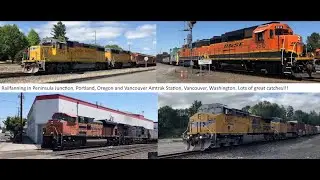 Railfanning in Peninsula Junction & Vancouver, WA. Switching, RS3K, Caboose, Friendly Crews, & More