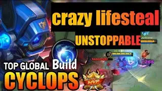 CYCLOPS ЛУЧШАЯ СБОРКА 2024 ГОДА | СОБЕРИ ЛУЧШИЙ ГЕЙМПЛЕЙ CYCLOPS В МИРЕ | МОБИЛЬНЫЕ ЛЕГЕНДЫ✓