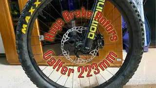 Ebike Upgrade-Galfer 223mm Rotor Install