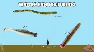 Три лучших зимних рыболовных приманки FINESSE