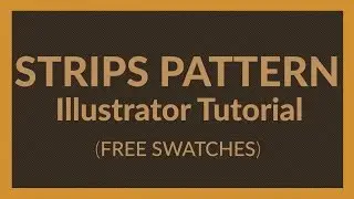 How to Create Striped Pattern Swatches &mdash; Illustrator Tutorial