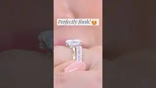 Как подобрать обручальное кольцо к вашему кольцу!💍🙌 #бриллиантогранкикушон #подбор обручальных колец