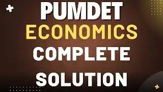 PUMDET Economics 2024 Full Solution & Tricks Explained! #PUMDET #Economics #ExamTips #Shorts**