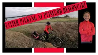 Litter Picking On My Mountain Bike at Pitsford Reservoir!