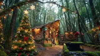 📌 My 4th New Year’s Eve in the Fairytale Forest Cabin | Rainy & Cozy Off-Grid Living