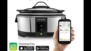 Review Crock-Pot SCCPWM600-V2 6-Quart WeMo-Enabled Smart Slow Cooker, Stainless Steel