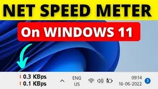 Internet Speed Meter for Windows 11 PC - Data Monitor | Internet speed monitor for windows 11