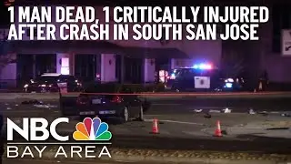 Crash in South San Jose leaves 1 dead, 1 critical