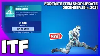 Fortnite Item Shop TWO *NEW* EMOTES! [December 25th, 2021] (Fortnite Battle Royale)