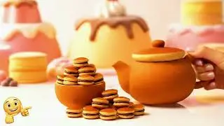 Unique Kettle Transformation | Different Items Flow Out | Magical Kettle Gold, Coins & Candies |ASMR