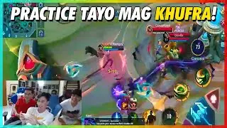 PRACTICE PAANO MAG FLICKER + SKILLS KAY KHUFRA | MLBB