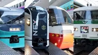 【特急 踊り子号】 一気に４車種４列車！ スーパービュー踊り子 / マリンエクスプレス踊り子 / リゾート踊り子 / 踊り子