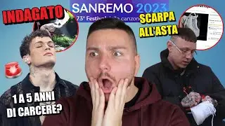BLANCO INDAGATO: RISCHIA 5 ANNI DI CARCERE DOPO SANREMO? LAZZA REGALA UNA SCARPA e FINISCE ALL'ASTA