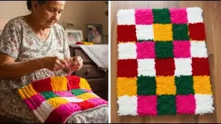 2 простых идеи для коврика, которые каждый может сделать дома.