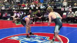 Jake Rheaume Walton vs Jayce Salvemini Harrison 165lbs 2025 GHSA 6A State Tournament 3rd Place Match